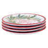 Forest Christmas Canape Plates - Set of 4