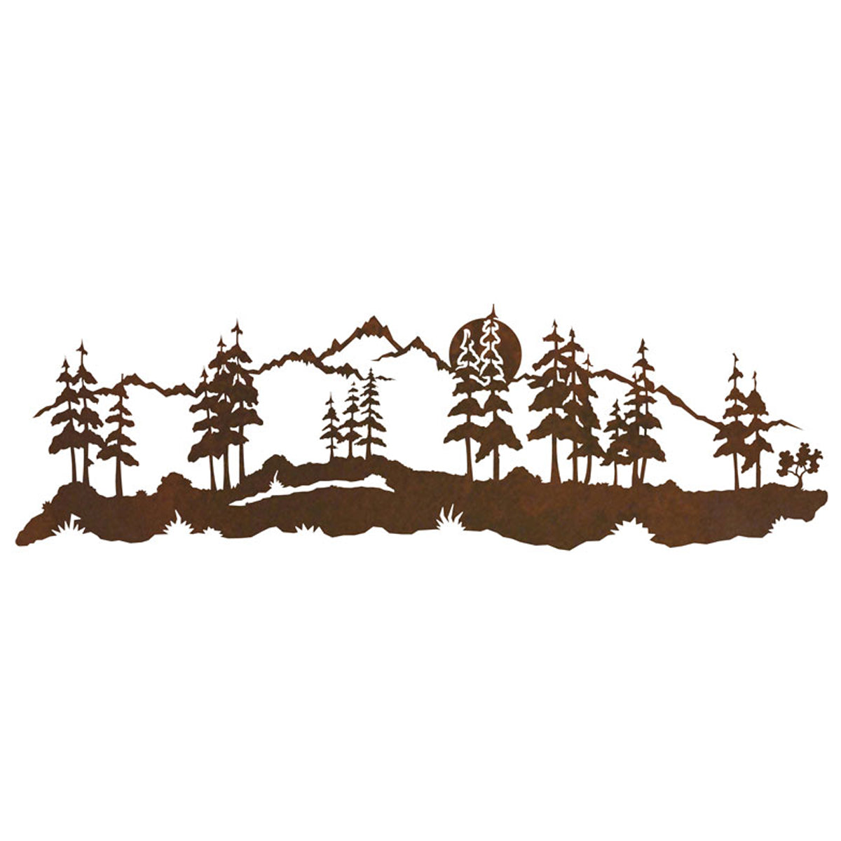 Moonrise Mountain Wall Art - 42 Inch