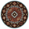 Whiskey River Rust Rug - 8 Ft. Round