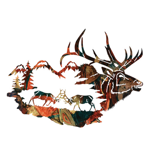 Reflections of the Wilderness Elk Wall Art