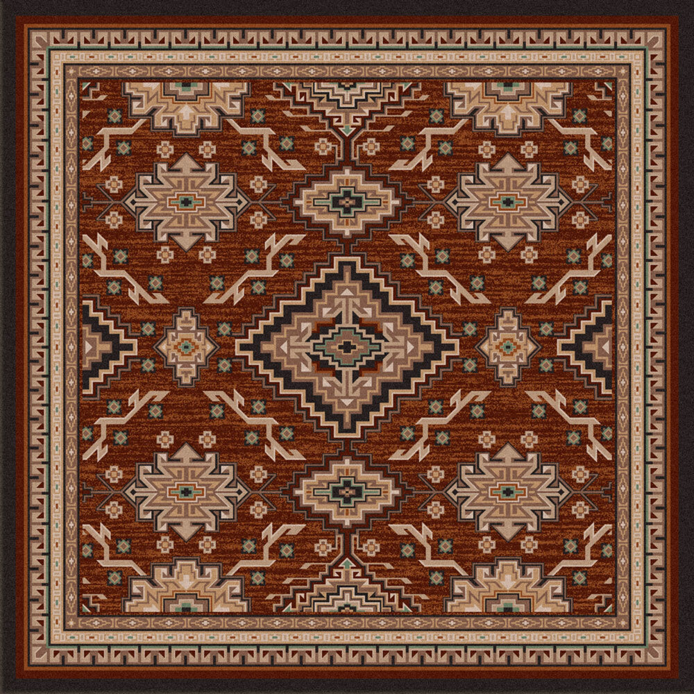 Diamond Trails Rug - 8 Ft. Square