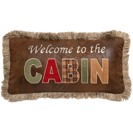 Cabin Welcome Pillow