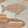 Seagrass Fish Tabletop Sculpture - Medium - CLEARANCE