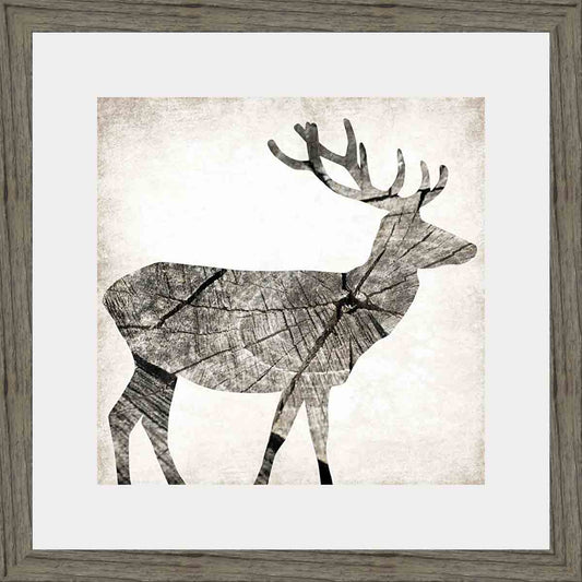 Woodwork Deer Wall Art