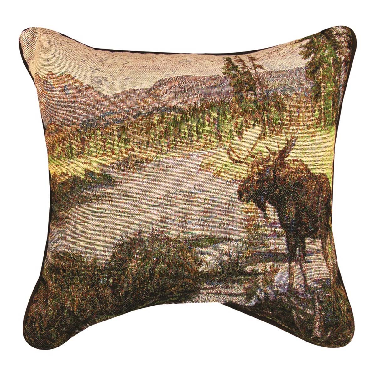 Dawn's Serenity Creek Tapestry Pillow