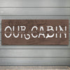 Our Cabin Personalized Stretched Canvas - Medium