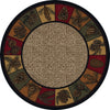 Pinecone Panels Rug - 8 Ft. Round