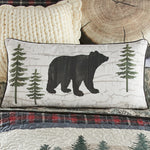 Pine Ridge Bears Rectangle Pillow