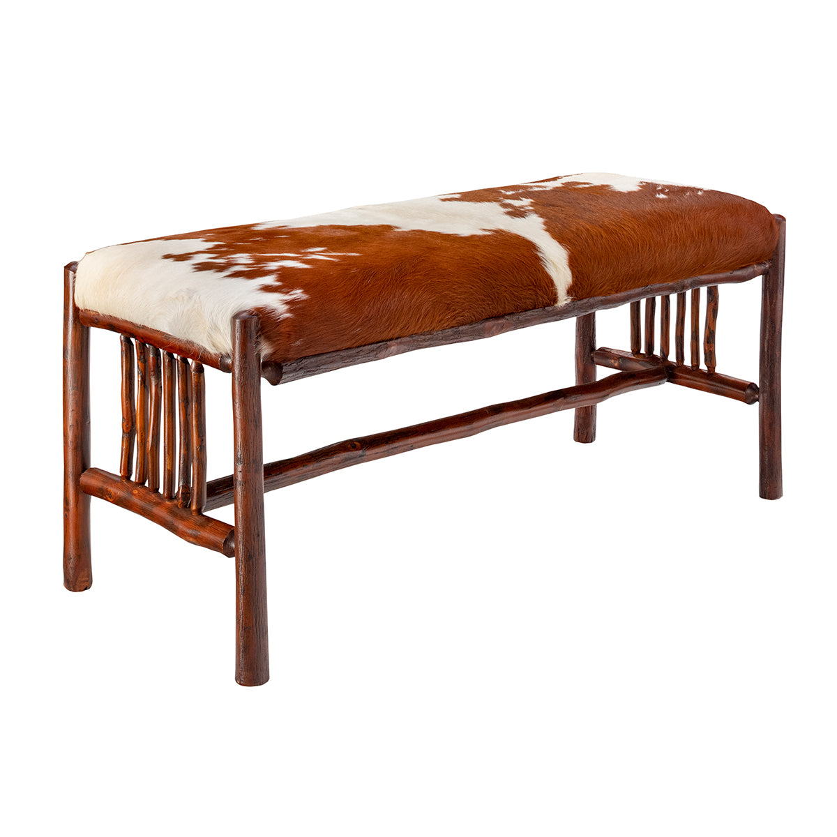 Yellowstone Gallatin Valley Cowhide Bench