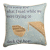 Apology Decorative Pillow