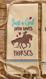 Cowgirl Love Dishtowel