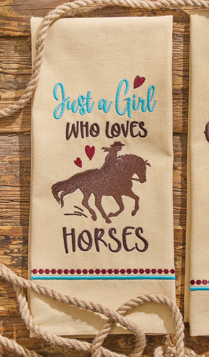 Cowgirl Love Dishtowel