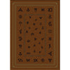 Cowboy Brands Dark Rug - 8 x 11