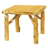 Cedar Log Standard Finish Game Table - 42 Inch