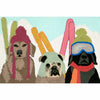 Snow Dogs Rug - 3 x 4