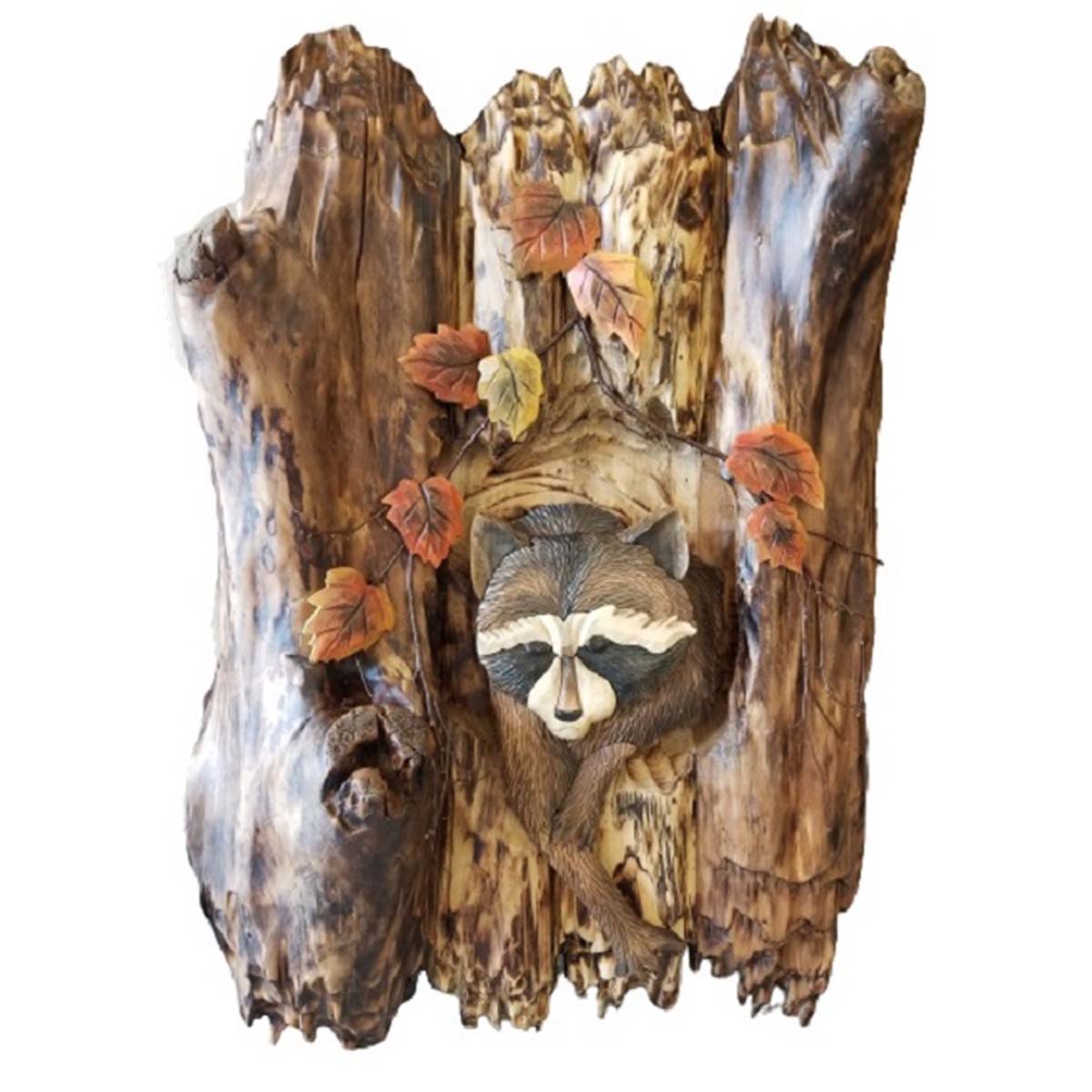 Tree Dwelling Raccoon Wall Art