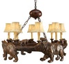 Silhouette Bear Chandelier