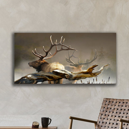 Majestic Elk Canvas Wall Art