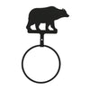 Wrought Iron Bear Towel Ring
