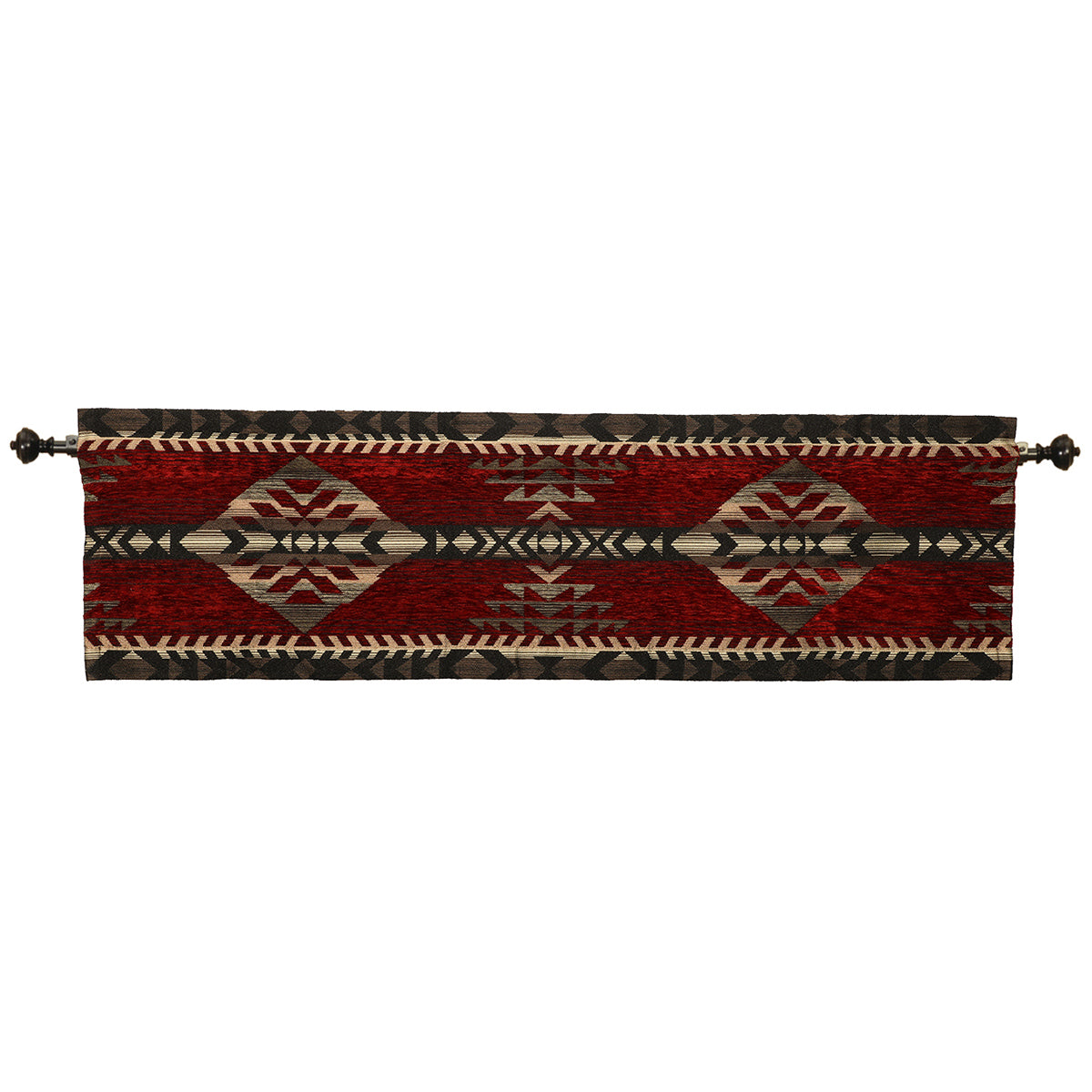 Gallop Claret Valance