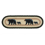 Mama Black Bear & Cub Braided Jute Stair Tread - Set of 2 - SALE