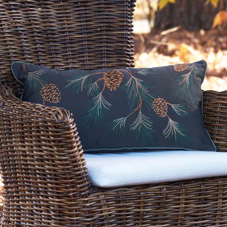Rustic Pine Indoor/Outdoor Pillow