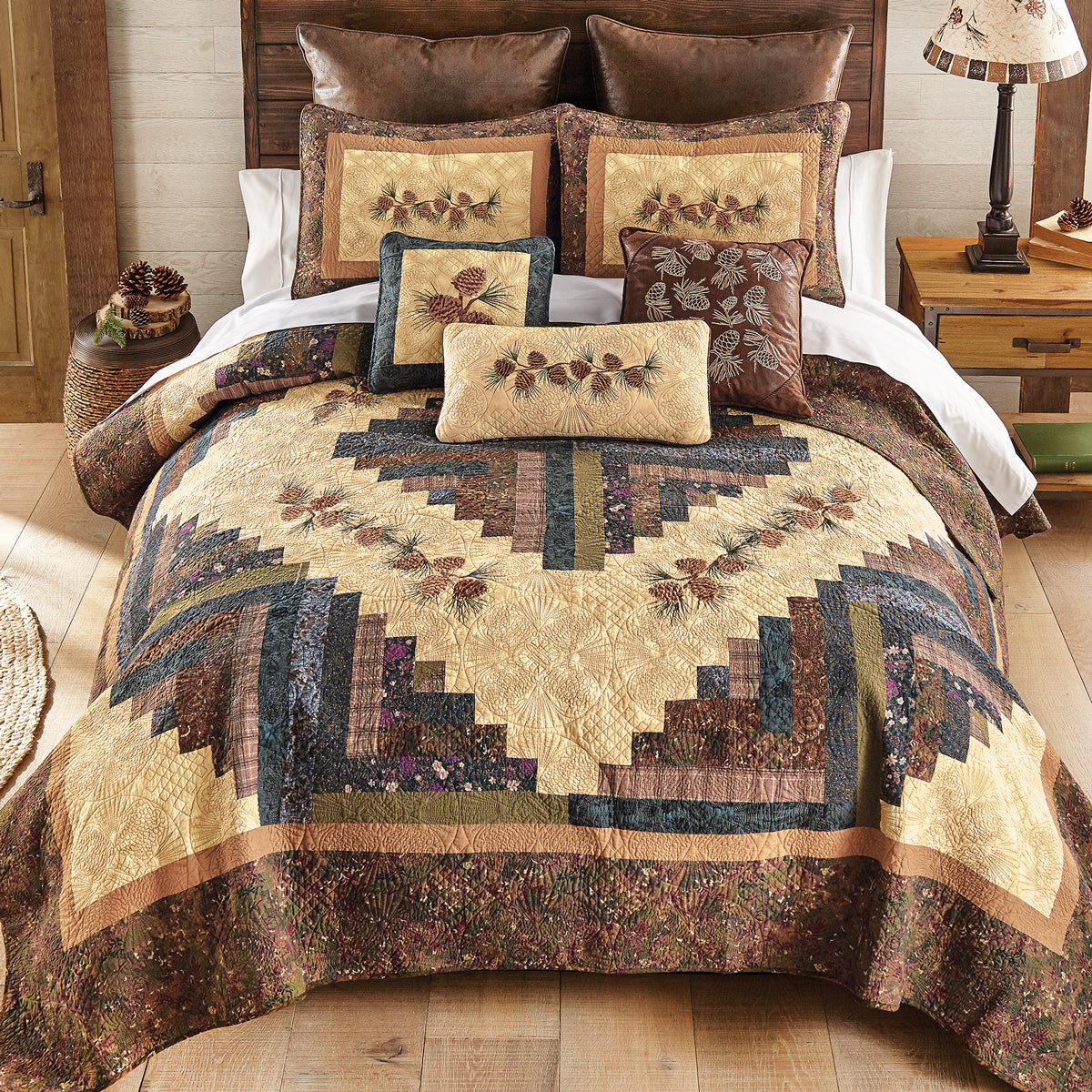 Pinecone Diamond Quilt - King