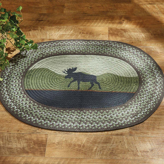 Braided Moose Rug