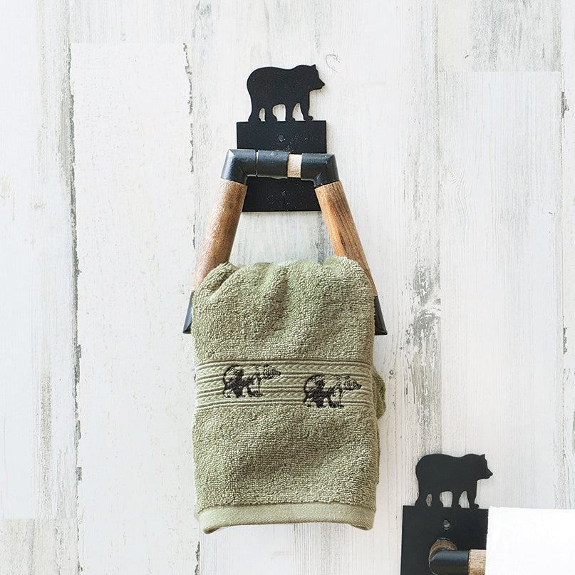 Bear Mountain Towel Ring