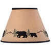 Wilderness Scene Embroidered Lampshade - 10 Inch