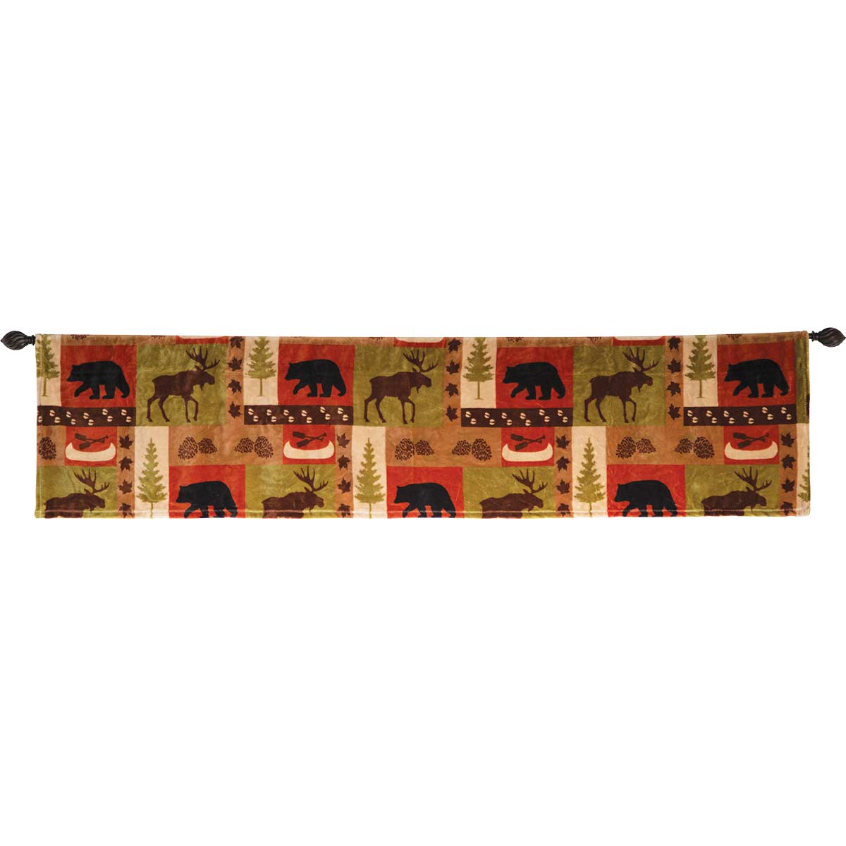 Woodland Lake Patches Valance