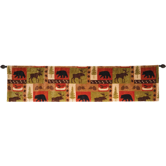 Woodland Lake Patches Valance
