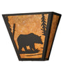 Black Bear at Sunset Wall Sconce