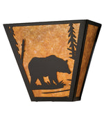 Black Bear at Sunset Wall Sconce