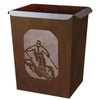 Skier Waste Basket