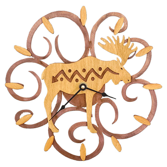 Designer Moose Wall Clock