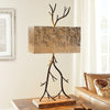 Modern Birch Twig Table Lamp
