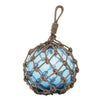 Small Glass Buoy Decorative Sphere - Light Blue
