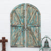 Turquoise Barn Door Wall Art