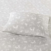 Moose & Trees Flannel Sheet Set - Cal King