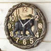 Bear Forest Wall Clock