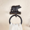 Forest Walk Black Bear Towel Ring