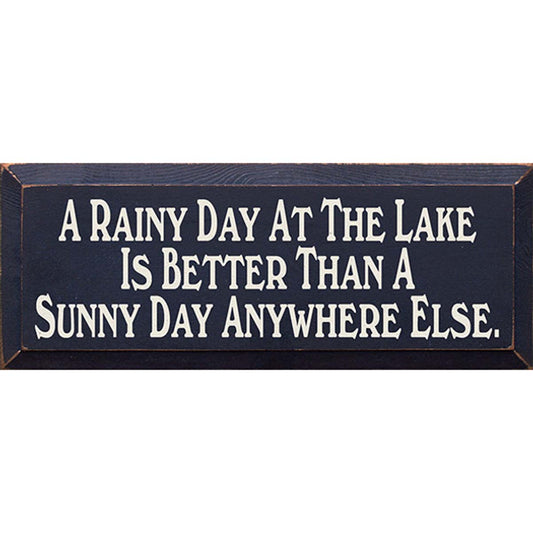 Lakeside Rainy Day Wall Art