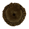 Leafy Green Velvet Ruffle Round Pillow - OUT OF STOCK UNTIL 09/28/2026