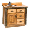 Hickory Vanity - 3' - Sink Left