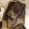 Western Paisley Chocolate Bath Towel