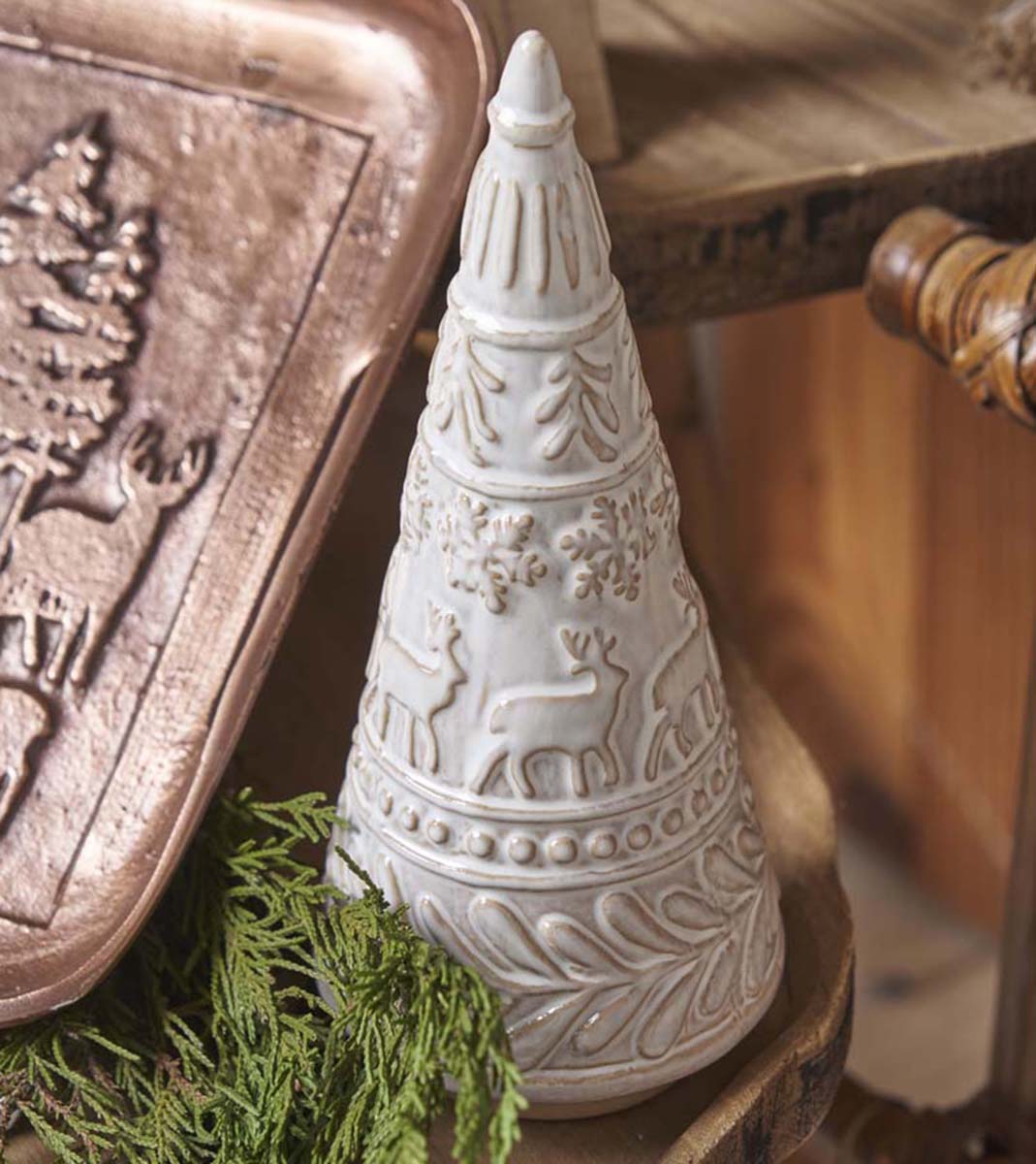 Deerly Beloved Christmas Tree Figurine
