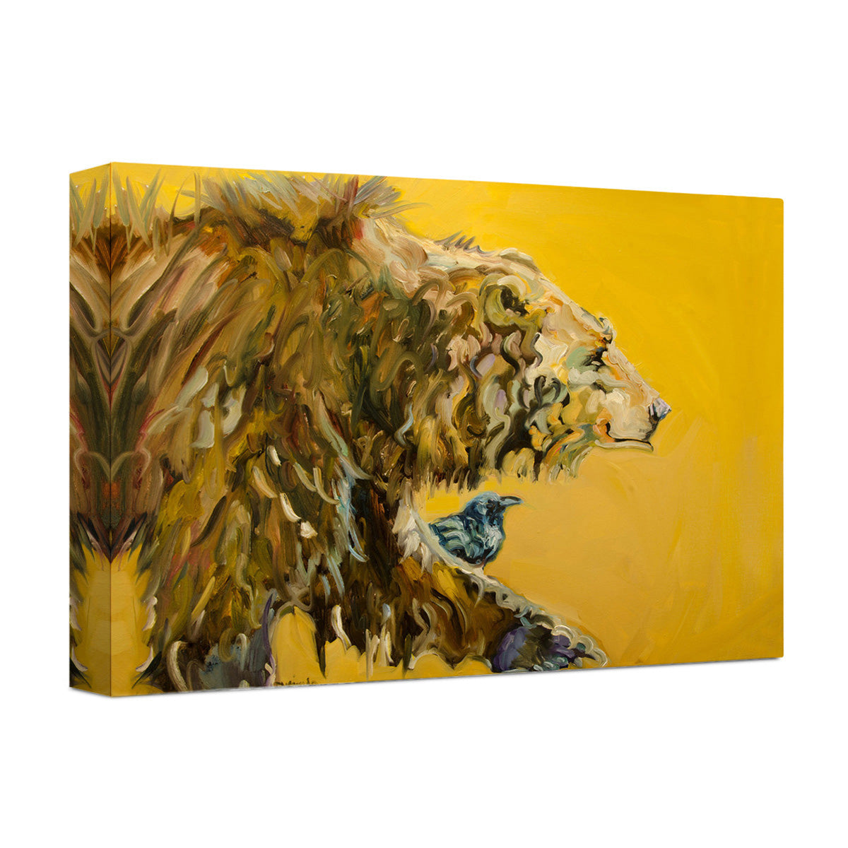 Bear Portrait Wrapped Canvas