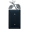 Wrought Iron Pinecone Single Electrical Cover