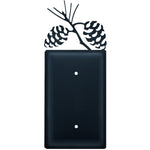 Wrought Iron Pinecone Single Electrical Cover